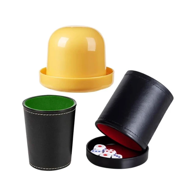 派對骰盅 多款可選 骰盅 吹牛 色子 喝酒遊戲 錢櫃骰盅 靜音 皮革骰盅 喝酒道具 比大小 18啦 骰子遊戲 派對遊戲