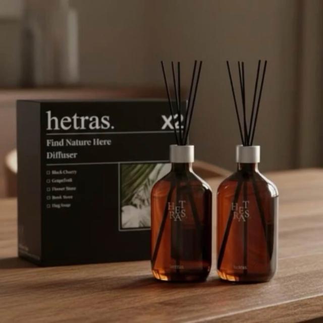 【HETRAS】韓國 hetras 首席調香師擴香瓶 2入組 (500ml*2)