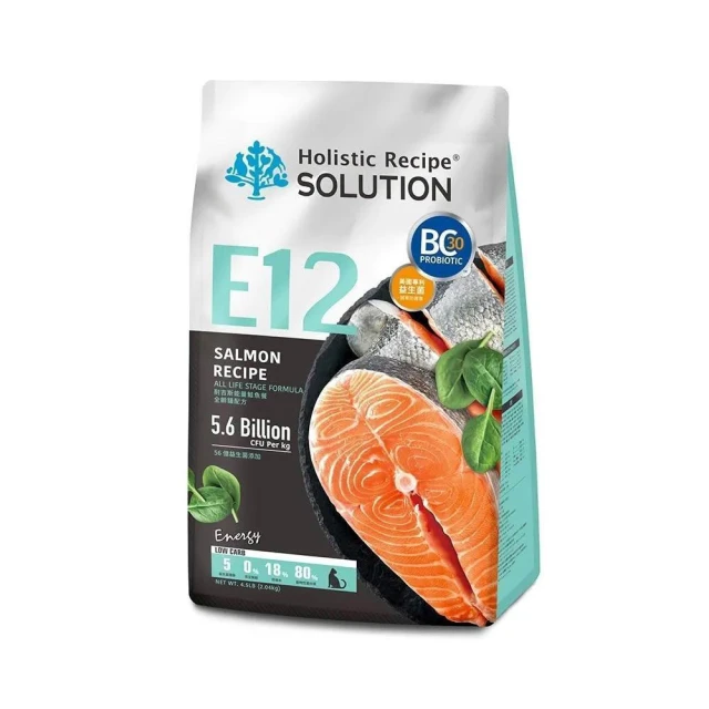 【耐吉斯】E12 能量鮭魚餐全齡貓 10磅 貓飼料
