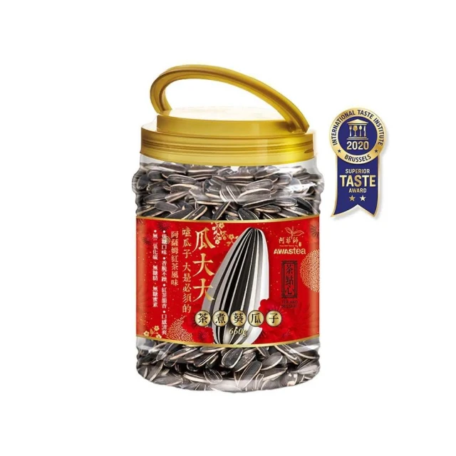 【阿華師】官方旗艦館✨瓜大大茶煮葵瓜子660g x3罐