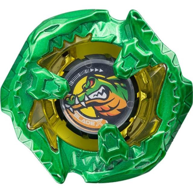 【TAKARA TOMY】戰鬥陀螺X BX-00 鱷魚粉碎2-60Q 應募鱷魚(含握把手把+發射器)