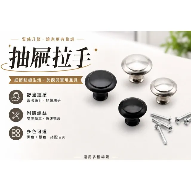 CBX-HABG 含稅 簡約現代單孔不銹鋼蘑菇門把手 櫥櫃門把手拉手 衣櫃門把手拉手 抽屜圓形小把手 把手