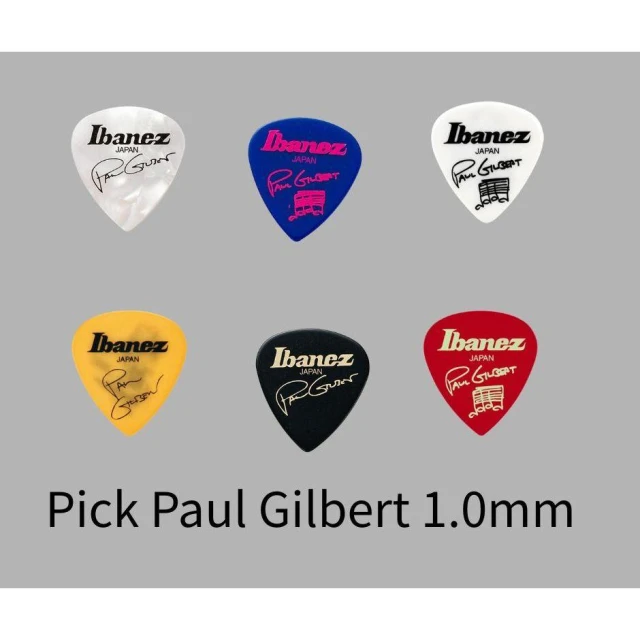 Ibanez 1000PG Paul Gilbert 簽名彈片 1.0mm｜日本製｜吉他 Pick｜限量收藏