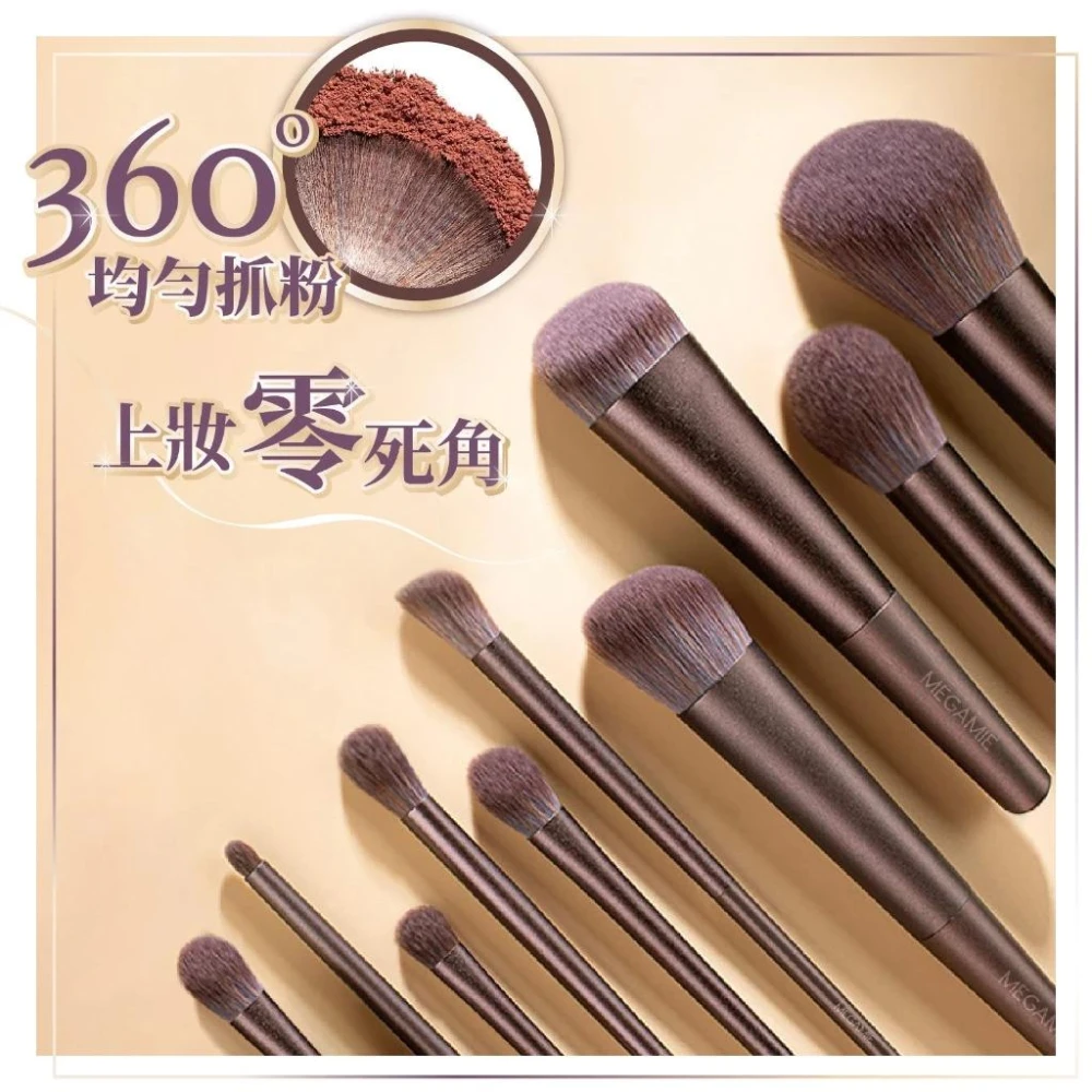 【台灣現貨】霓彩絢麗化妝刷具|超仿真毛專業沙龍級別|柔軟不刺激|粉底刷|眼影刷|腮紅刷|修容刷