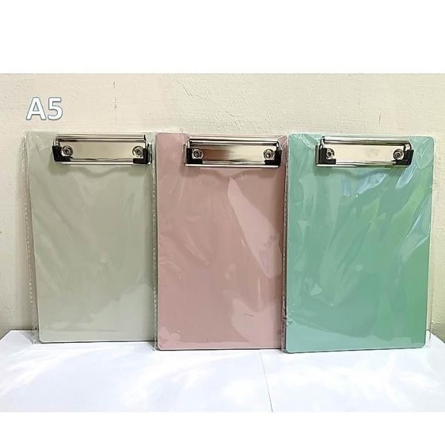 HOMA 莫蘭迪色 PP 板夾 A4 A5 塑膠板夾 文件夾 菜單夾 簽名夾 手寫用 耐摔 【星星文具】
