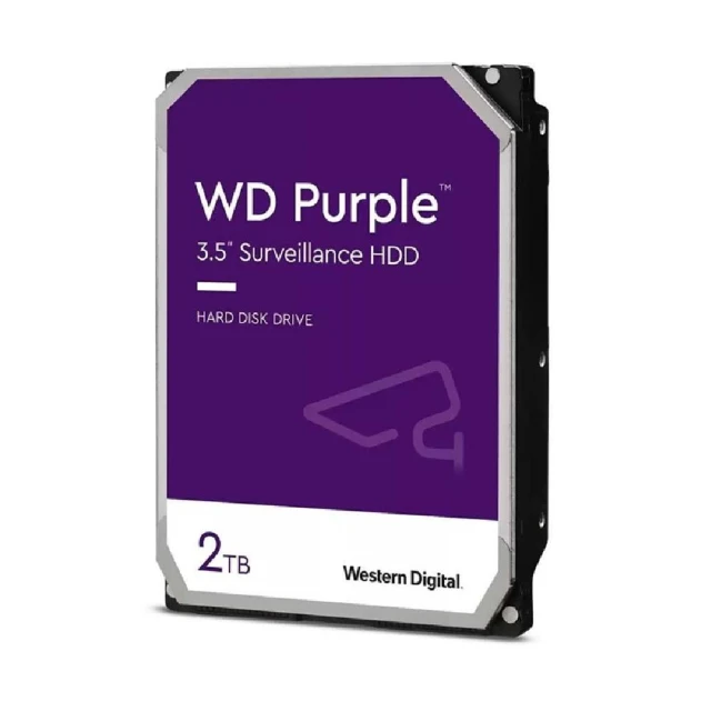 【WD 威騰】紫標 2TB 3.5吋 監控硬碟 店保3年