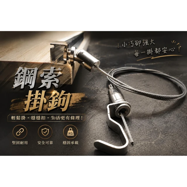 CBX-IACJ含稅 側入掛圖鈎 吊圖鋼索 不鏽鋼線 掛圖器 掛畫鉤 吊圖勾 掛畫