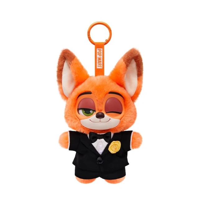 【POPMART 泡泡瑪特】迪士尼 動物方城市王牌搭檔系列 毛絨掛件盲盒 公仔 玩偶