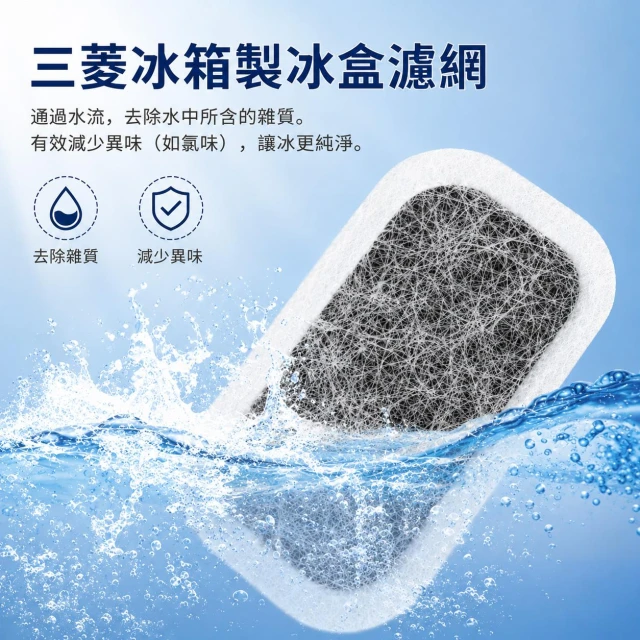 以下是整理後、適合商品頁使用的繁體中文版文案：  三菱冰箱製冰盒濾網（升級加厚款）  產品介紹  適用於三菱冰箱製冰系統