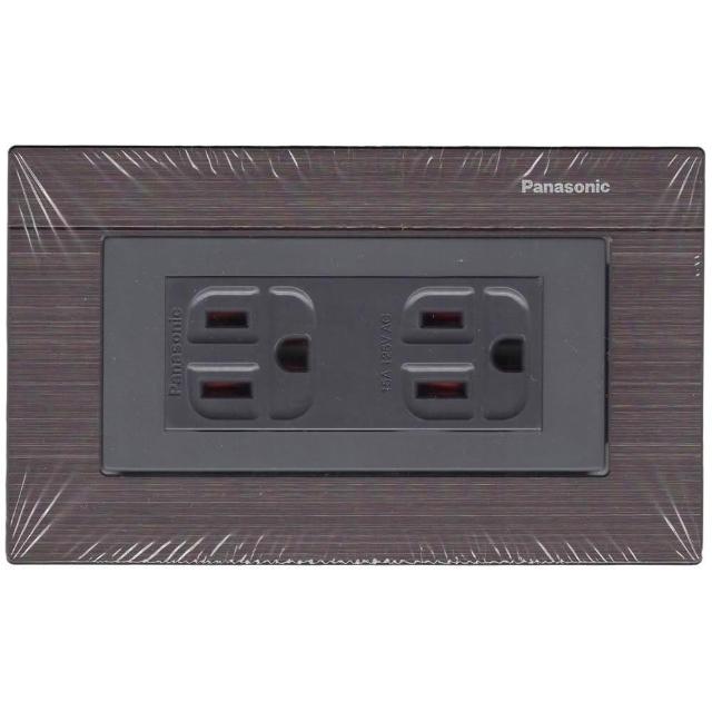 【Panasonic 國際牌】GLATIMA 2插附接地+蓋板 WTGF1512H WTGFP1512 高雄永興照明
