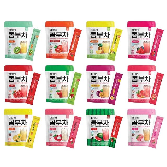 【Danongwon】韓國 每日康普茶 20入/袋 乳酸菌康普茶 即溶康普茶 低卡飲料 康普茶 隨身包康普茶 神纖康普茶