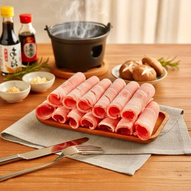 【小嚼士】嚴選豬腿肉片 1KG 3KG 超值大包裝(火鍋肉片 烤肉片 冷凍豬肉 燒烤肉片 豬肉片 豬火鍋肉片 冷凍肉品)