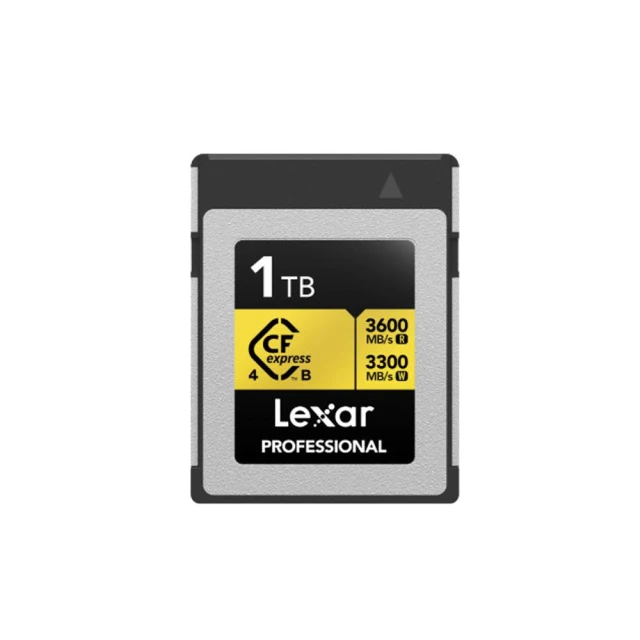 【Lexar 雷克沙】CFexpress 4.0 TYPE B 記憶卡 CFE 黃金系列 512G 1TB GOLD 